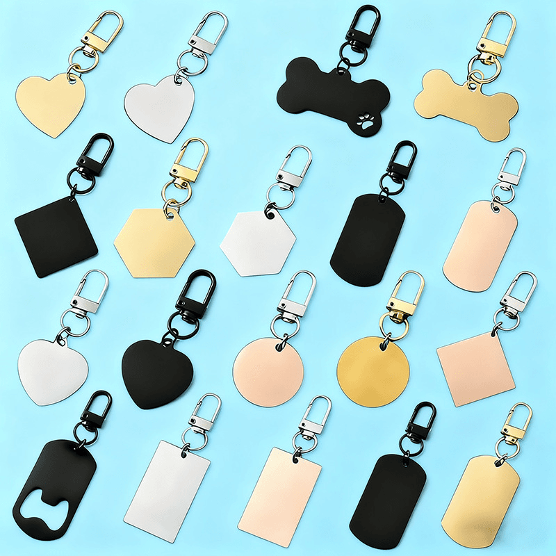 Supplier reference photo of Blank keychain hardware kit
